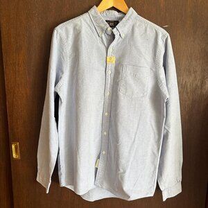 NWT RRL Chambray Shirt Mens L Blue Button Down Vintage Ralph Lauren